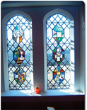 St Elphin's School chapel windows photo